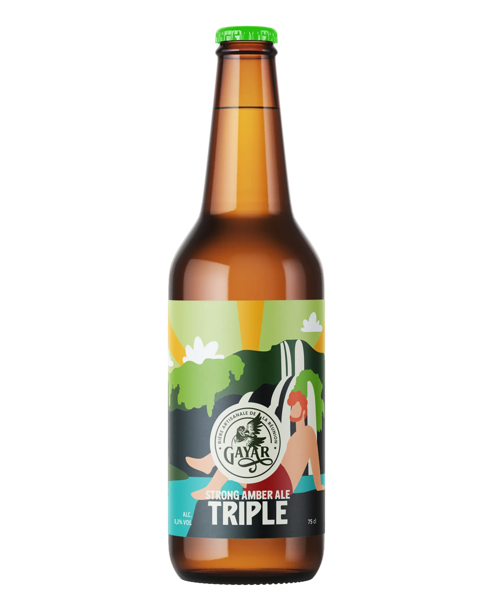 Bière ambrée triple brasserie Gayar île de la réunion